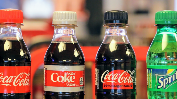 Lineup of Coca-Cola's new mini bottles 